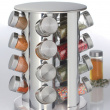 Roterende krydderireol 16 glas, Metal