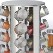 Roterende krydderireol 16 glas, Metal