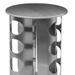 Roterende krydderireol 16 glas, Metal