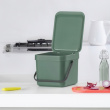 Affaldsspand med låg og håndtag 6L, Brabantia, grøn