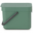 Affaldsspand med låg og håndtag 6L, Brabantia, grøn