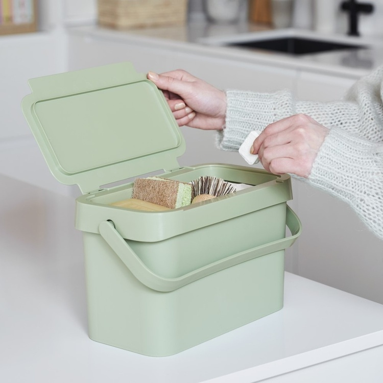 Bordskraldespand med håndtag 5L, SmartStore i gruppen Opbevaring / Rengøringsopbevaring og affaldssortering / Affaldssortering hos SmartaSaker.se (42764)
