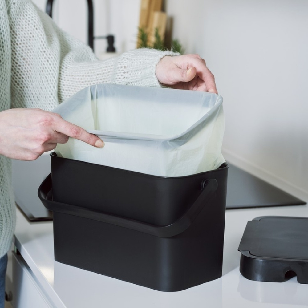 Bordskraldespand med håndtag 5L, SmartStore i gruppen Opbevaring / Rengøringsopbevaring og affaldssortering / Affaldssortering hos SmartaSaker.se (42764)