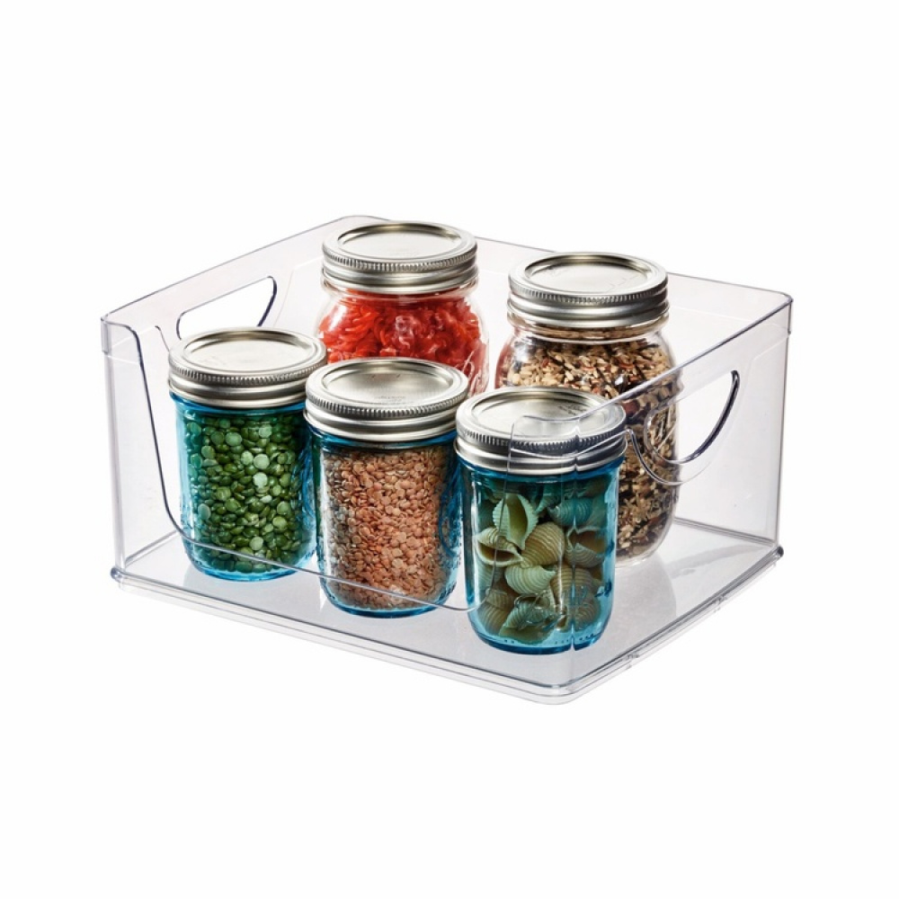 Stabelbar kasse med åben front, 25,4x20,3 cm, iDesign i gruppen Opbevaring / Køkkenopbevaring / Organiser køkkenskabe hos SmartaSaker.se (42802)