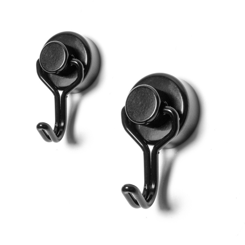 Magnetkrog mini 3-pak, Sort i gruppen Opbevaring / Magneter og selvklæbende / Magnetkroge hos SmartaSaker.se (42808)