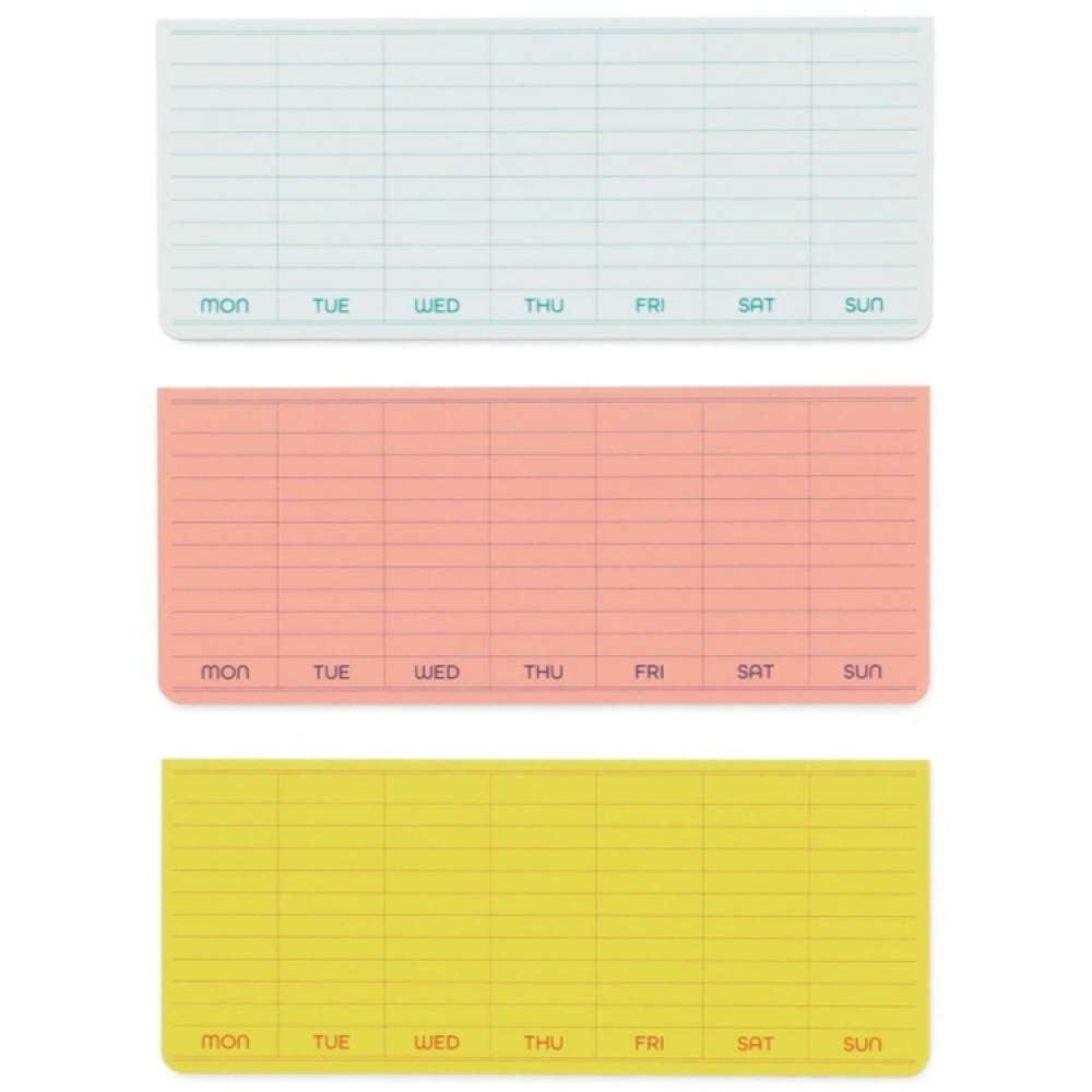 Sticky notes til ugeplanlægning, Penco i gruppen Opbevaring / Kontorartikler hos SmartaSaker.se (42816)