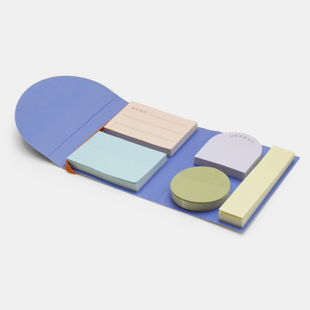 Sæt med 5 blokke sticky notes, Kikkerland i gruppen Opbevaring / Magneter og selvklæbende / Skilt og etiketter hos SmartaSaker.se (42817)