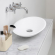 Stort tandbørstekrus med opbevaring, Brabantia, Beige