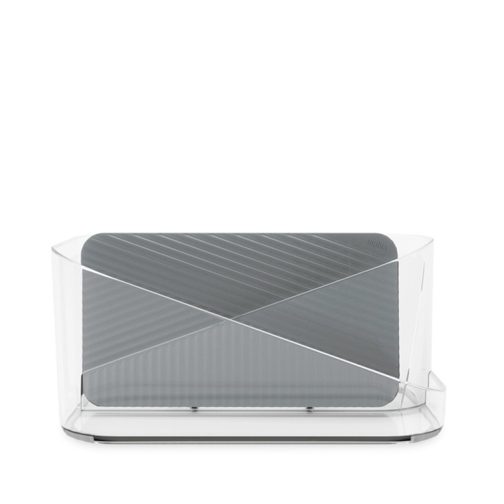 Holder til hårtørrer m.m., UMBRA GLAM HAIR TOOLS ORGANISER, 26,5 x 17 x H 12,5 cm, Klar / grå i gruppen Opbevaring / Badeværelsesopbevaring hos SmartaSaker.se (42871)