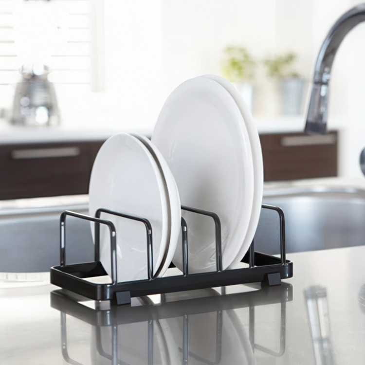 Stativ til tallerkener, TOWER DISH STAND, 22 x 11 x H 7 cm, Yamazaki i gruppen Opbevaring / Køkkenopbevaring / Vaskestativ og vaskebænk hos SmartaSaker.se (42878)