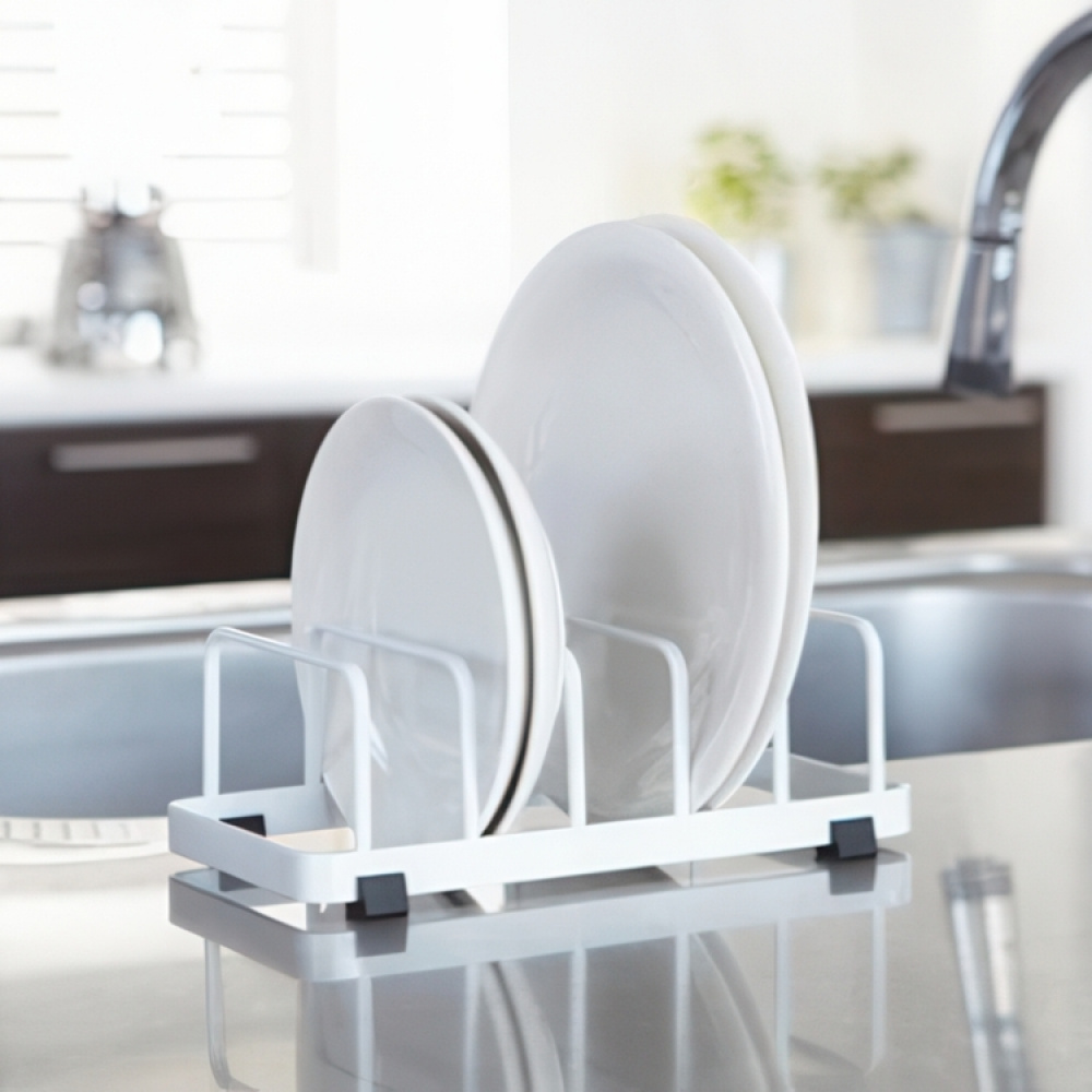 Stativ til tallerkener, TOWER DISH STAND, 22 x 11 x H 7 cm, Yamazaki i gruppen Opbevaring / Køkkenopbevaring / Vaskestativ og vaskebænk hos SmartaSaker.se (42878)