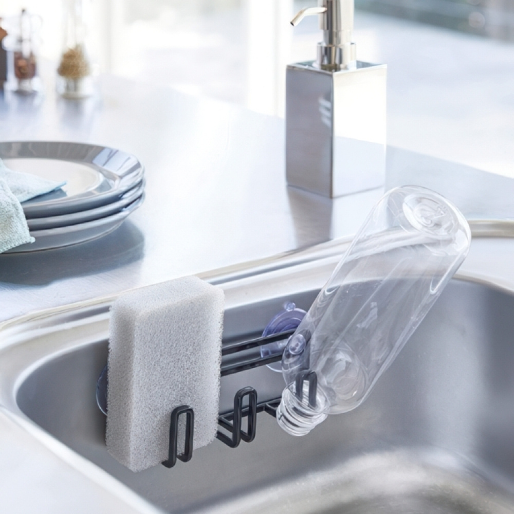 Svampeholder, Sugekopper, TOWER SPONGE HOLDER, 16 x 4 x H 5,5 cm, Yamazaki i gruppen Opbevaring / Køkkenopbevaring / Vaskestativ og vaskebænk hos SmartaSaker.se (42910)