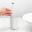 Tandbørstekrus med skillerum, Brabantia, Hvid