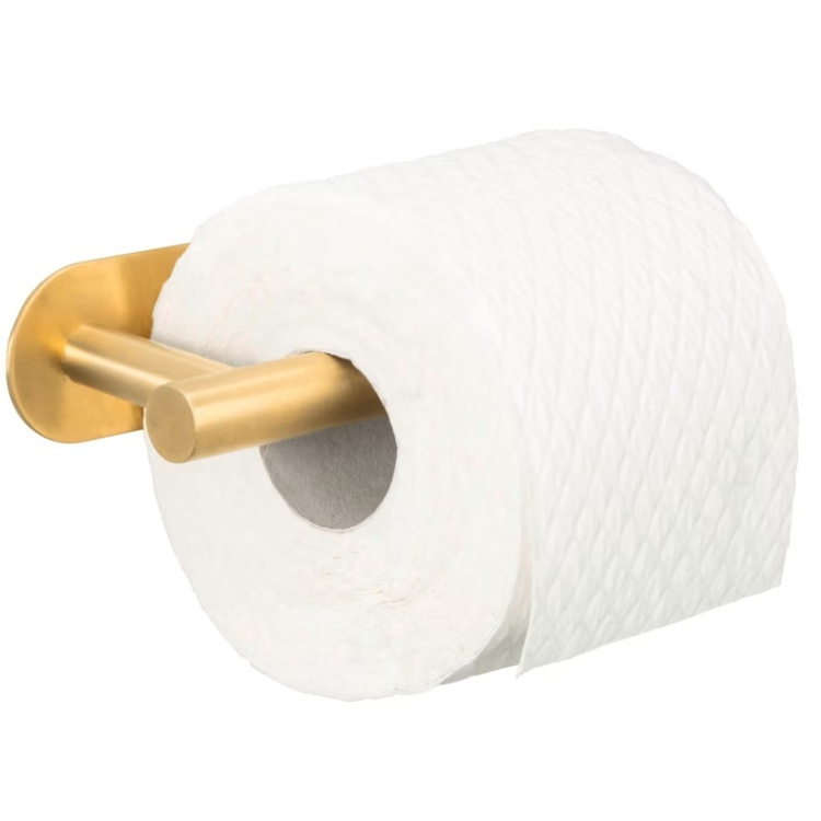 Toiletpapirholder, guld i gruppen Opbevaring / Badeværelsesopbevaring hos SmartaSaker.se (42965)
