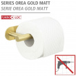 Toiletpapirholder, guld