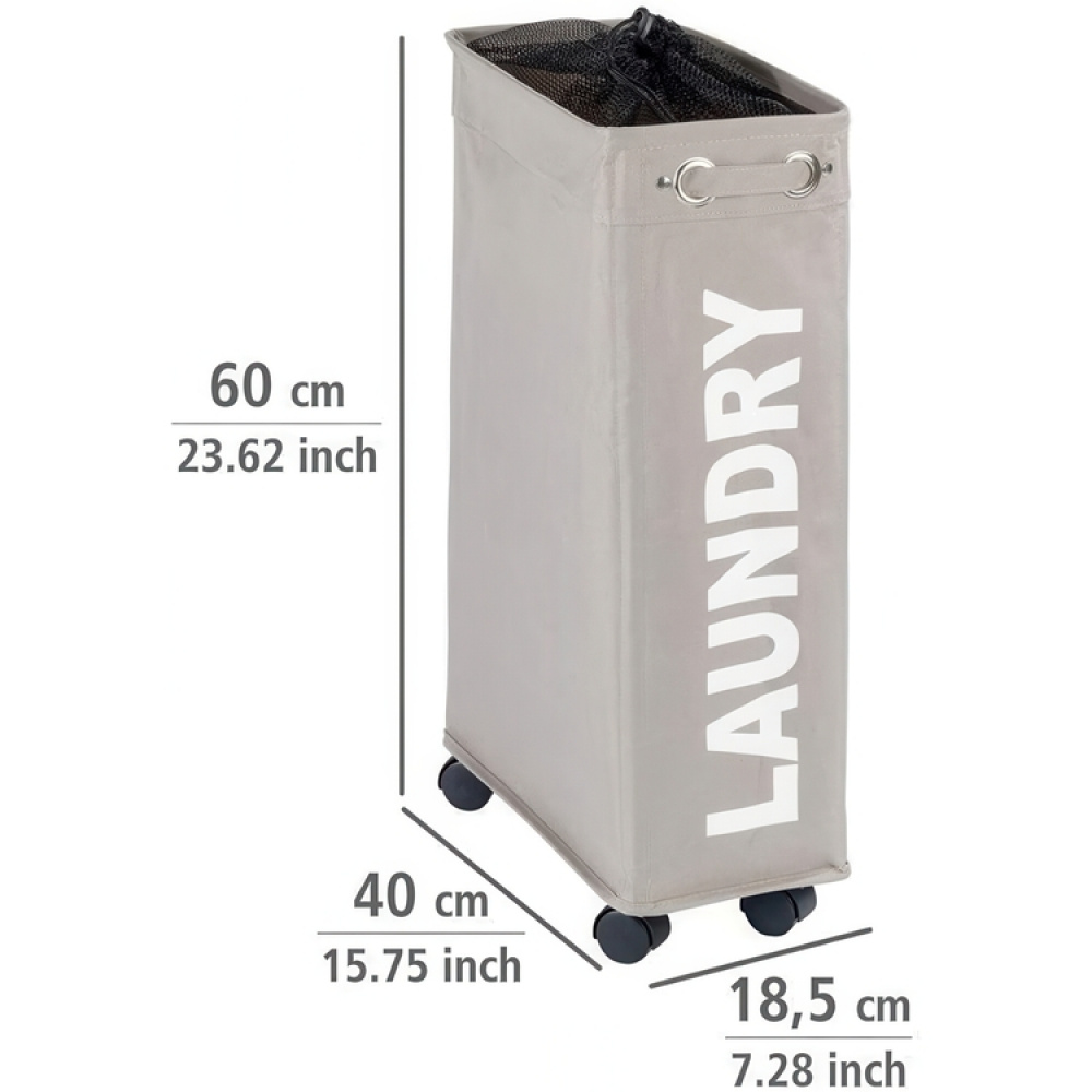 Smal vasketøjskurv på hjul, Laundry i gruppen Opbevaring / Vask og tør hos SmartaSaker.se (43103)