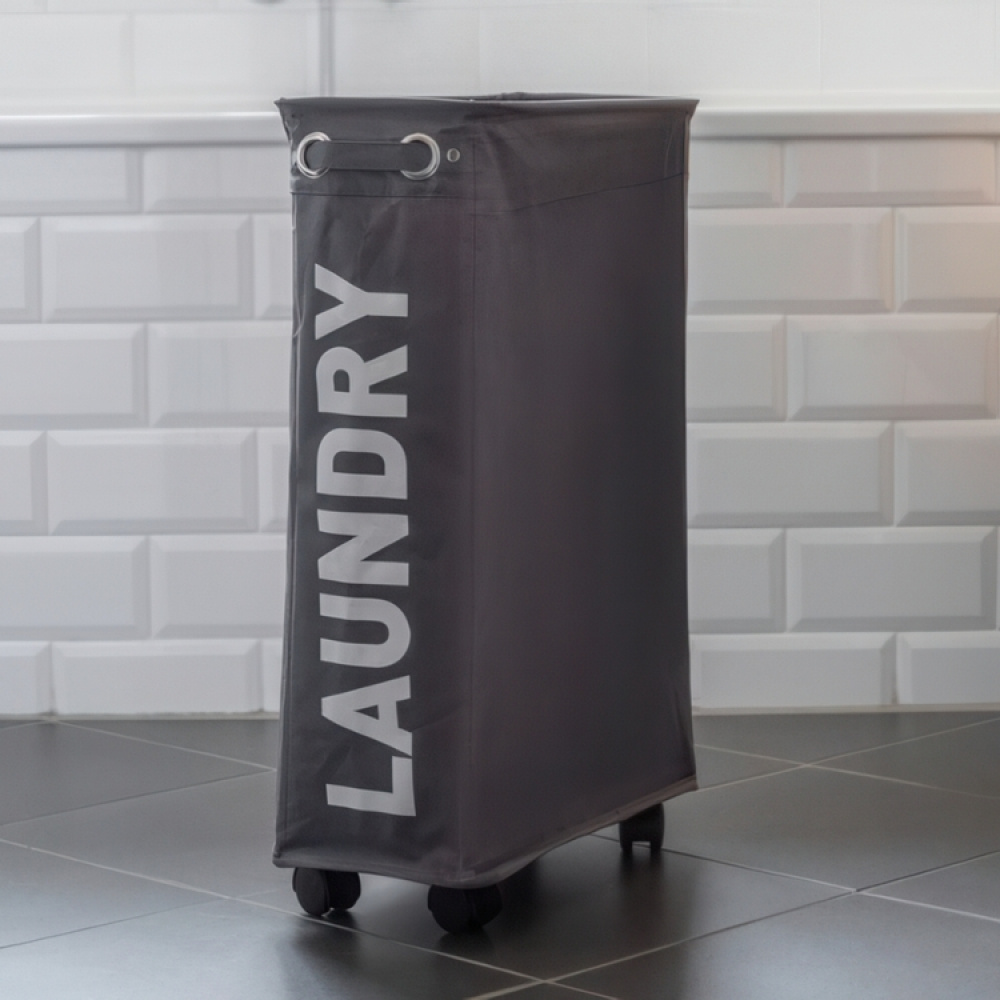 Smal vasketøjskurv på hjul, Laundry i gruppen Opbevaring / Vask og tør hos SmartaSaker.se (43103)