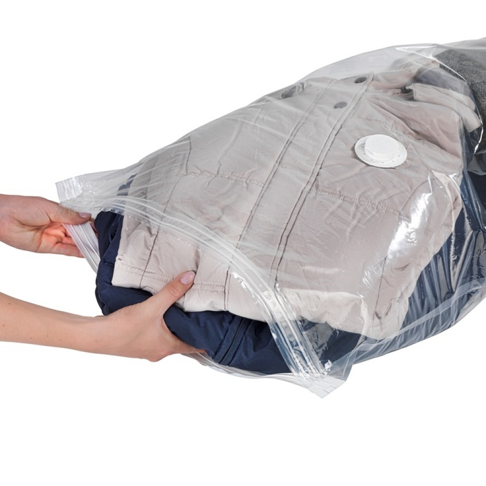 Vakuumpose 2-pak, 90x55 cm, Wenko i gruppen Opbevaring / Garderobeopbevaring / Vakuumlagring / Kompakte vakuumposer hos SmartaSaker.se (43178)