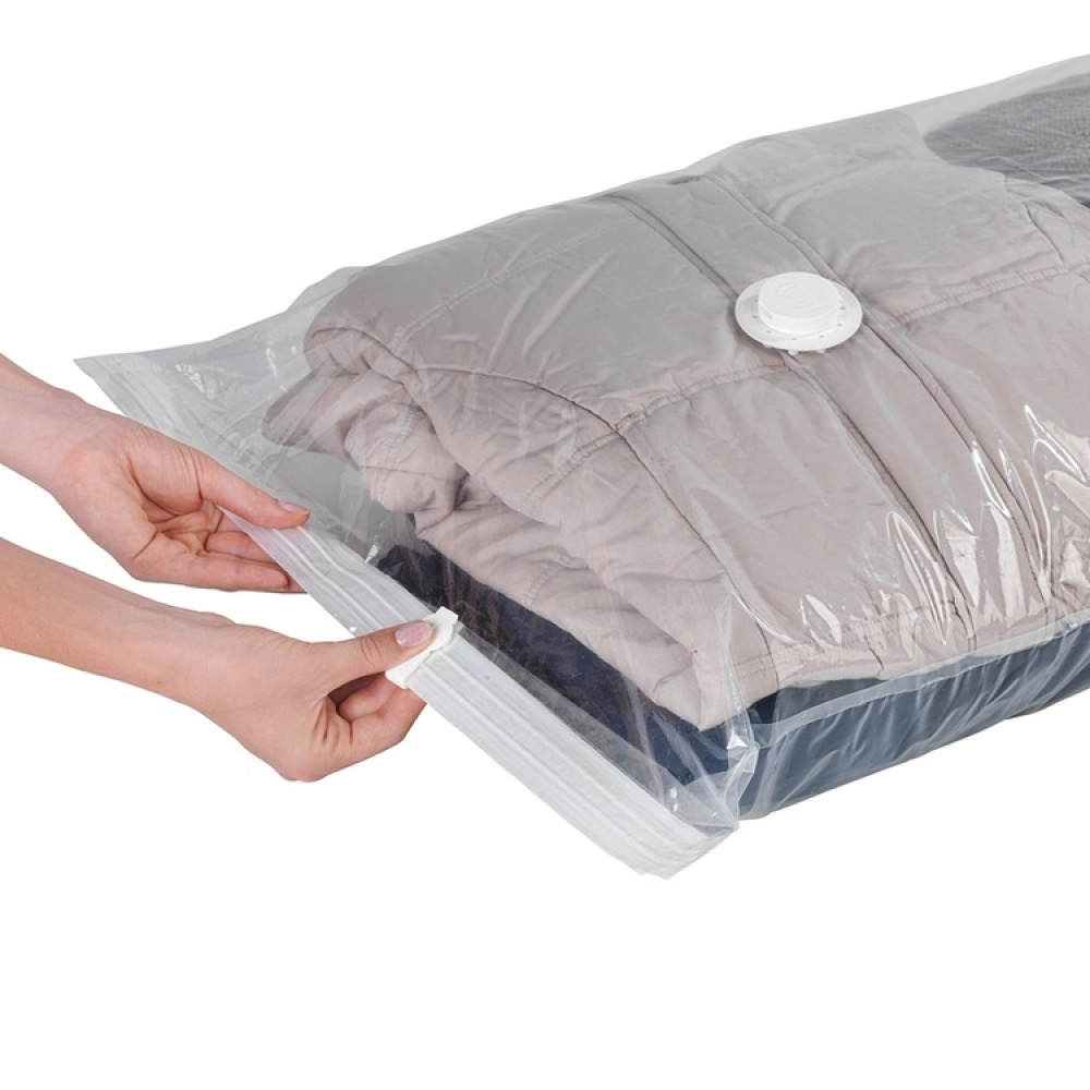 Vakuumpose 2-pak, 90x55 cm, Wenko i gruppen Opbevaring / Garderobeopbevaring / Vakuumlagring / Kompakte vakuumposer hos SmartaSaker.se (43178)