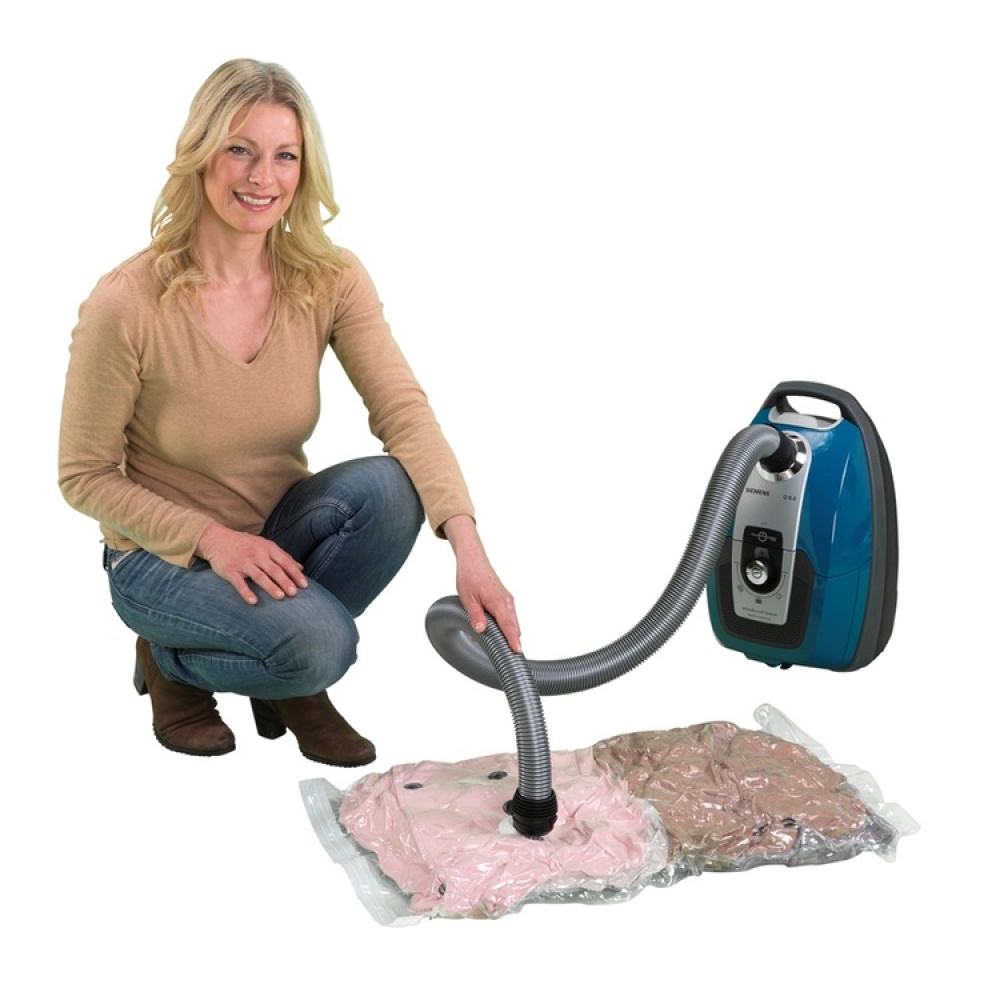 Vakuumpose 2-pak, 90x55 cm, Wenko i gruppen Opbevaring / Garderobeopbevaring / Vakuumlagring / Kompakte vakuumposer hos SmartaSaker.se (43178)