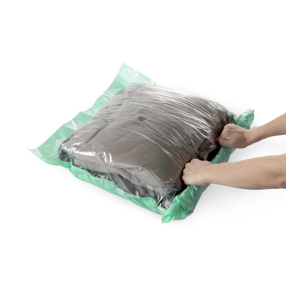 Manuel vakuumpose 2-pak, 70x55 cm, Compactor i gruppen Opbevaring / Garderobeopbevaring / Vakuumlagring / Manuelle vakuumposer hos SmartaSaker.se (43183)
