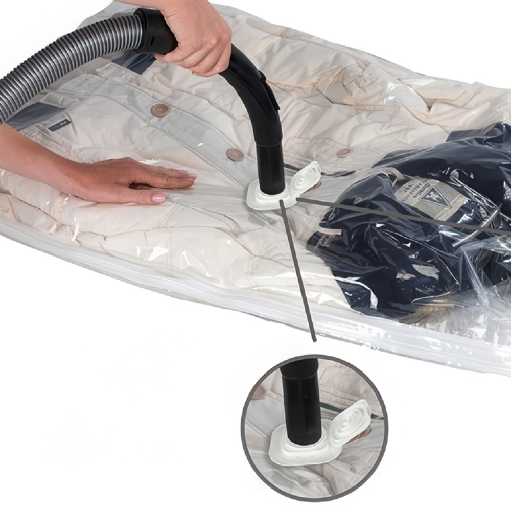 Lang vakuumpose med bøjle, 70x145 cm, Wenko i gruppen Opbevaring / Garderobeopbevaring / Vakuumlagring / Hængende vakuumposer hos SmartaSaker.se (43191)