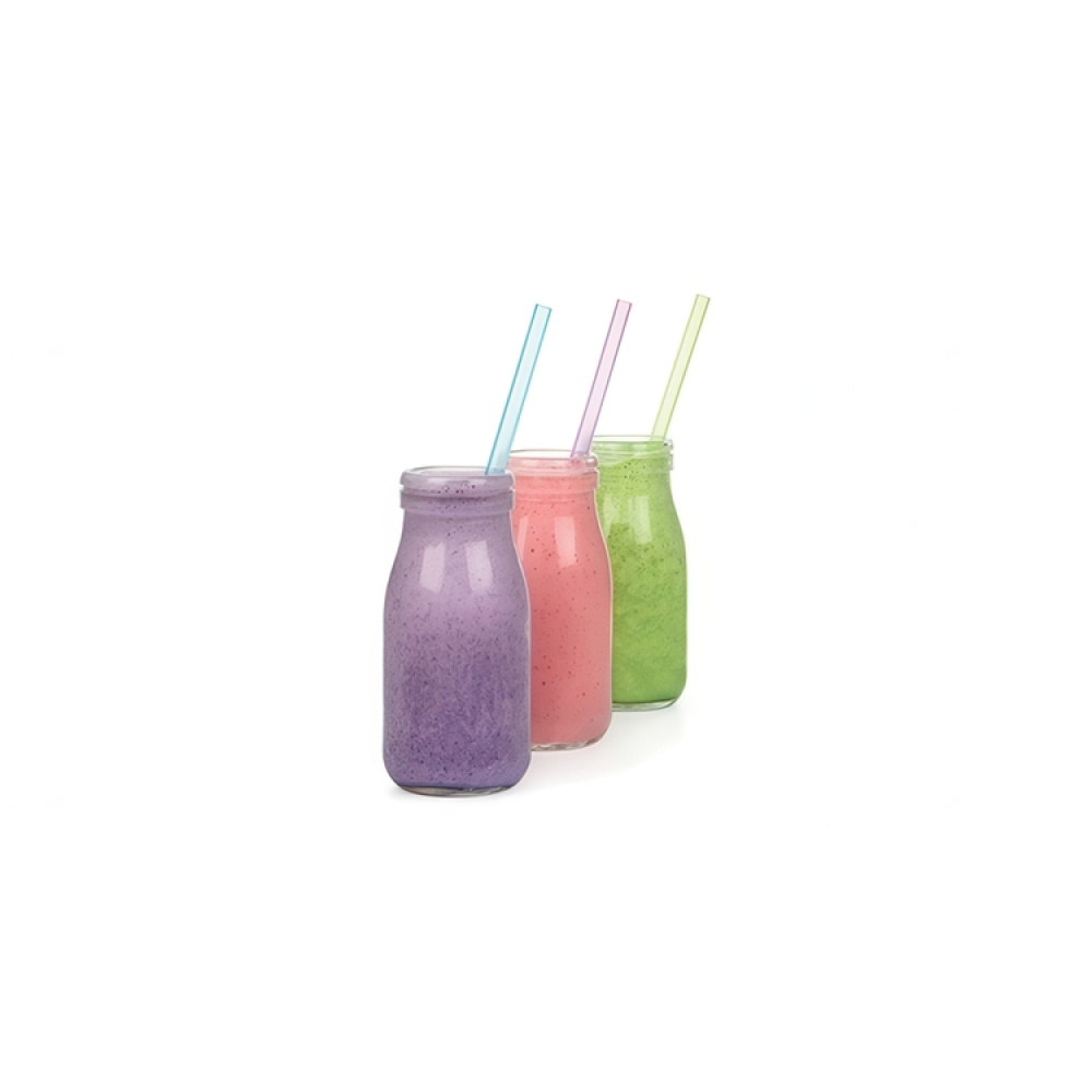 Genanvendelige, nemt rengjorte sugerør, SISTEMA HYDRATE REUSABLE, 6 sugerør, Turkis i gruppen Opbevaring / Køkkenopbevaring hos SmartaSaker.se (43250)