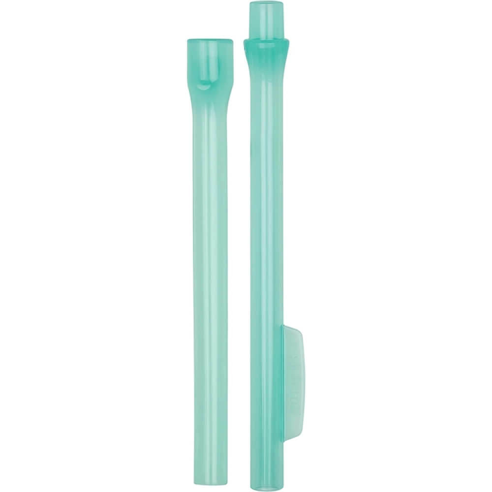 Genanvendelige, nemt rengjorte sugerør, SISTEMA HYDRATE REUSABLE, 6 sugerør, Turkis i gruppen Opbevaring / Køkkenopbevaring hos SmartaSaker.se (43250)