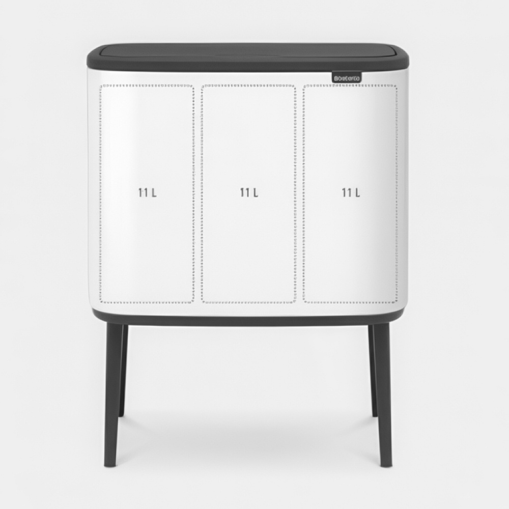 Affaldssorteringsstation på ben med 3 rum, Brabantia i gruppen Opbevaring / Rengøringsopbevaring og affaldssortering / Affaldssortering hos SmartaSaker.se (43256)
