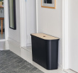Smal genbrugsstation med låg og 2 indsatser, SmartStore