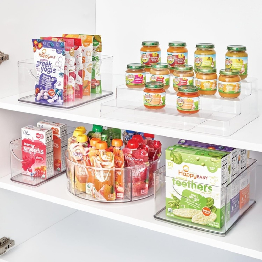 Åben kasse, stabelbar, smal, RPET CABINET BIN, 25,4 x 10,8 x H 12,7 cm, transparent i gruppen Opbevaring / Køkkenopbevaring / Opbevaringsbeholdere hos SmartaSaker.se (43266)