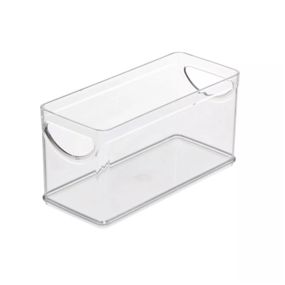 Åben kasse, stabelbar, smal, RPET CABINET BIN, 25,4 x 10,8 x H 12,7 cm, transparent i gruppen Opbevaring / Køkkenopbevaring / Opbevaringsbeholdere hos SmartaSaker.se (43266)