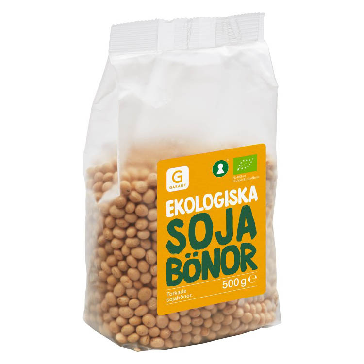 Garant Økologiske Sojabønner 500g i gruppen hos SmartaSaker.se (lima-613199)